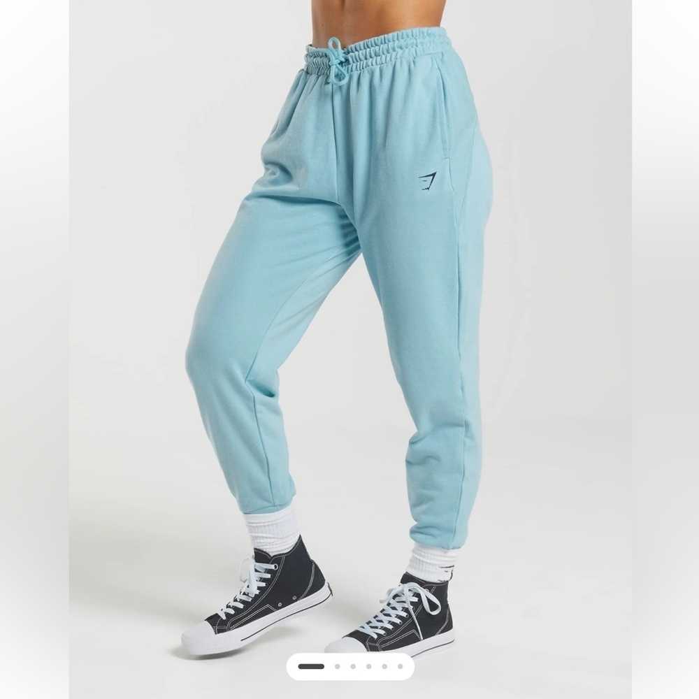 NWOT GymShark Light Blue POWER JOGGERS